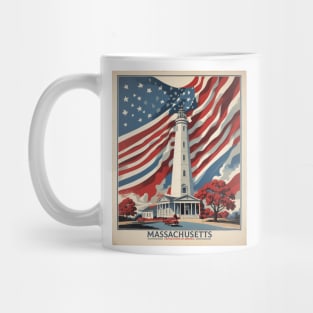 Massachussets United States of America Tourism Vintage Poster Mug